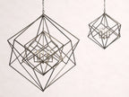 Geode 30-InchChandelier in Silver