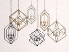 Geode 30-InchChandelier in Silver