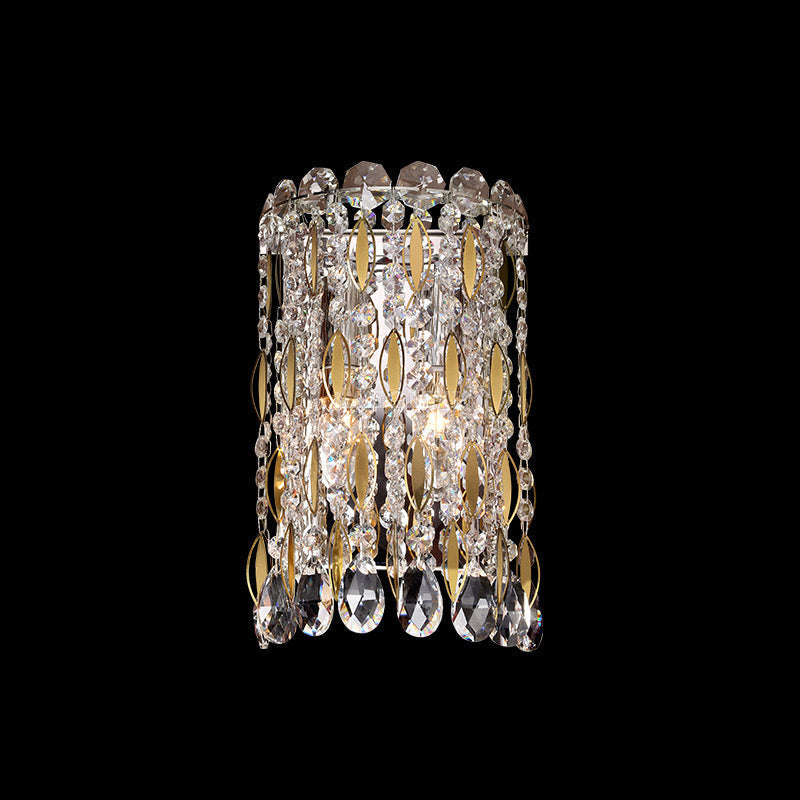 Light Luxury Crystal Beads Drum Collection Flush Mounted / rectangle / round Chandelier