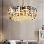 Luxury Smoke Gray K9 Crystal Chandeliers for Dining Room / living Room