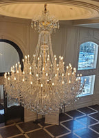 Extra Large Classic Traditional Crystal Chandelier 60 / 72 / 90 Lights for Hotel, Showroom, Foyer , Wedding