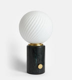 Green Glass Globe Table Lamp - Erhaus product image 2