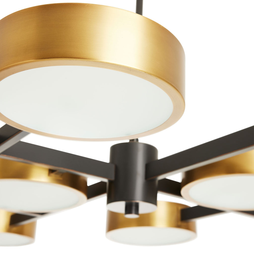 Linus Large Starburst Chandelier 89108 detail view