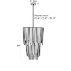 Raine Chandelier 89662 technical dimension drawing