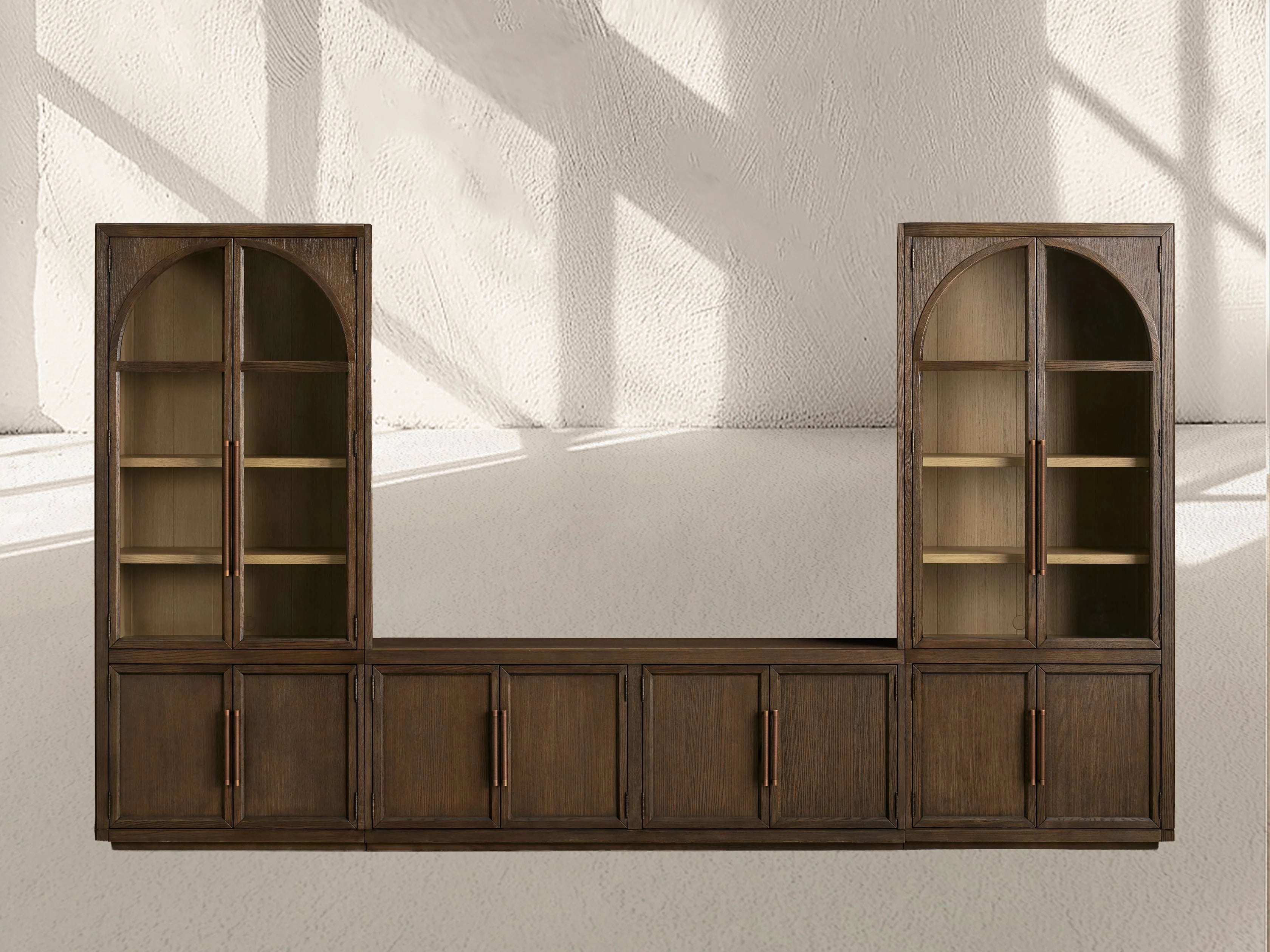 Hattie Glass Media Cabinet