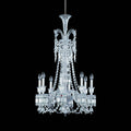 Light Luxury Classic Long Version Tiered Candle Light Crystal Chandelier for High-Ceiling Rooms / living Room