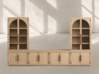 Hattie Glass Media Cabinet