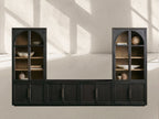 Hattie Glass Media Cabinet