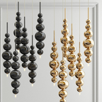 Modern Creative Black / gold Cluster Glass Pendant Lamp