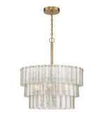 Modern Light Luxury 3 / 4-Layer Round Glass Chandelier