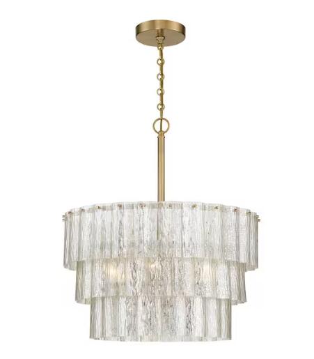 Modern Light Luxury 3 / 4-Layer Round Glass Chandelier