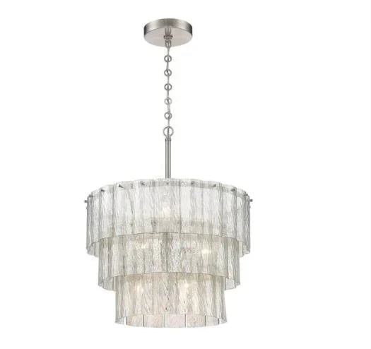 Modern Light Luxury 3 / 4-Layer Round Glass Chandelier