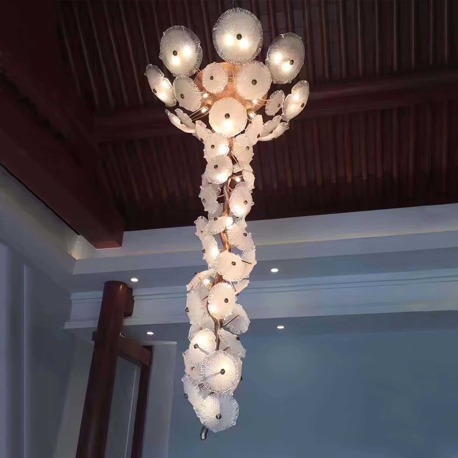 Nenufar Water Lily Branch Chandelier 23.6-Inch31.5"