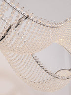 Modern Wavy Crystal Chandelier for Dining Room / kitchen Island