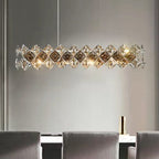 Prismatic Crystal Chandelier for Living Room Dining Room Ceiling Light
