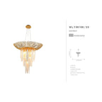 Natalie Branching Murano Glass Chandelier