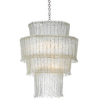 Ribbed Radiance Chandelier
