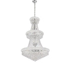 Kaler Elegant Luxury Living Room Three Tier Crystal Chandelier 30-Inch
