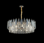 Modern Minimalist Art Designer Light Luxury Round Crystal Chandelier for Dining / Living Room