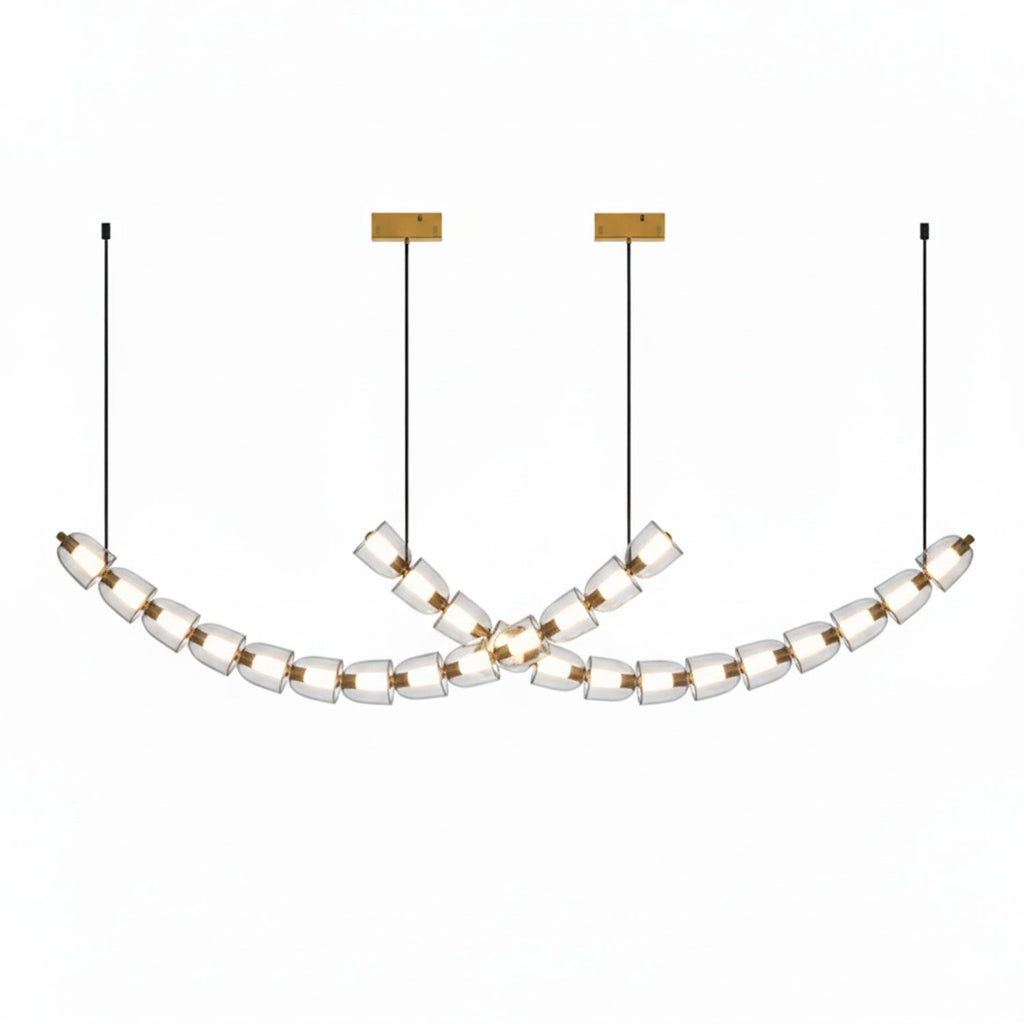 Gabriel Gold Crystal Chandelier