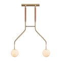 Peaks Alabaster Vanity Pendant