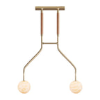 Peaks Alabaster Vanity Pendant