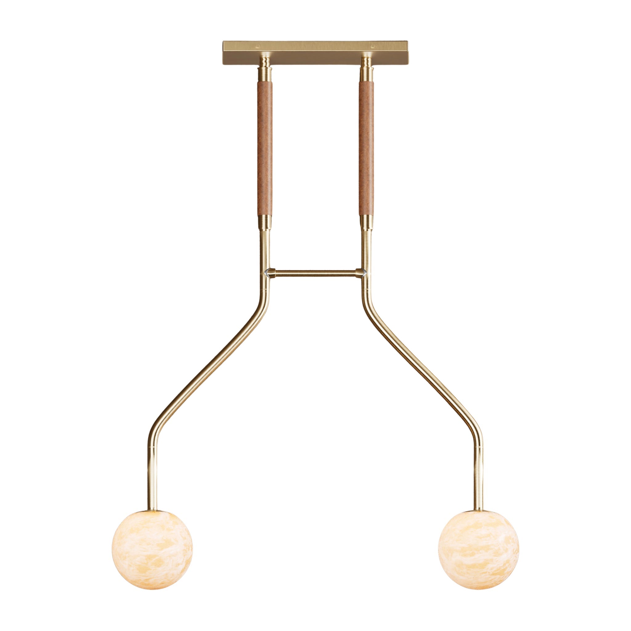 Peaks Alabaster Vanity Pendant