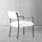 Vintage Forged Retro Copper Iron Frame Dining Chair