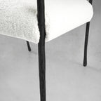 Vintage Forged Retro Copper Iron Frame Dining Chair