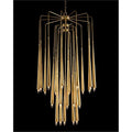 Hans Twenty-Three-Light Brass Chandelier