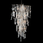 Shiro Branch Dramatic Glass Cluster Chandelier 56-Inchh
