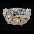 Selenite Pane Semi-Flush Mount 18-Inch