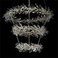 Kotta Thirty-Four-Light Three-Tier Cut-Crystal Pendant Chandelier Ajc-9280
