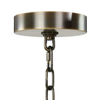 Churippu Branch Magnolia & Tulip Glass Bronze Vertical Twenty-One Light Chandelier