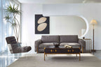 Vintage Forgedvintage Leather Square Coffee Table