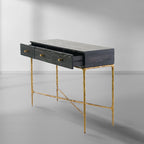 Vintage Forged 3 Drawer Desk