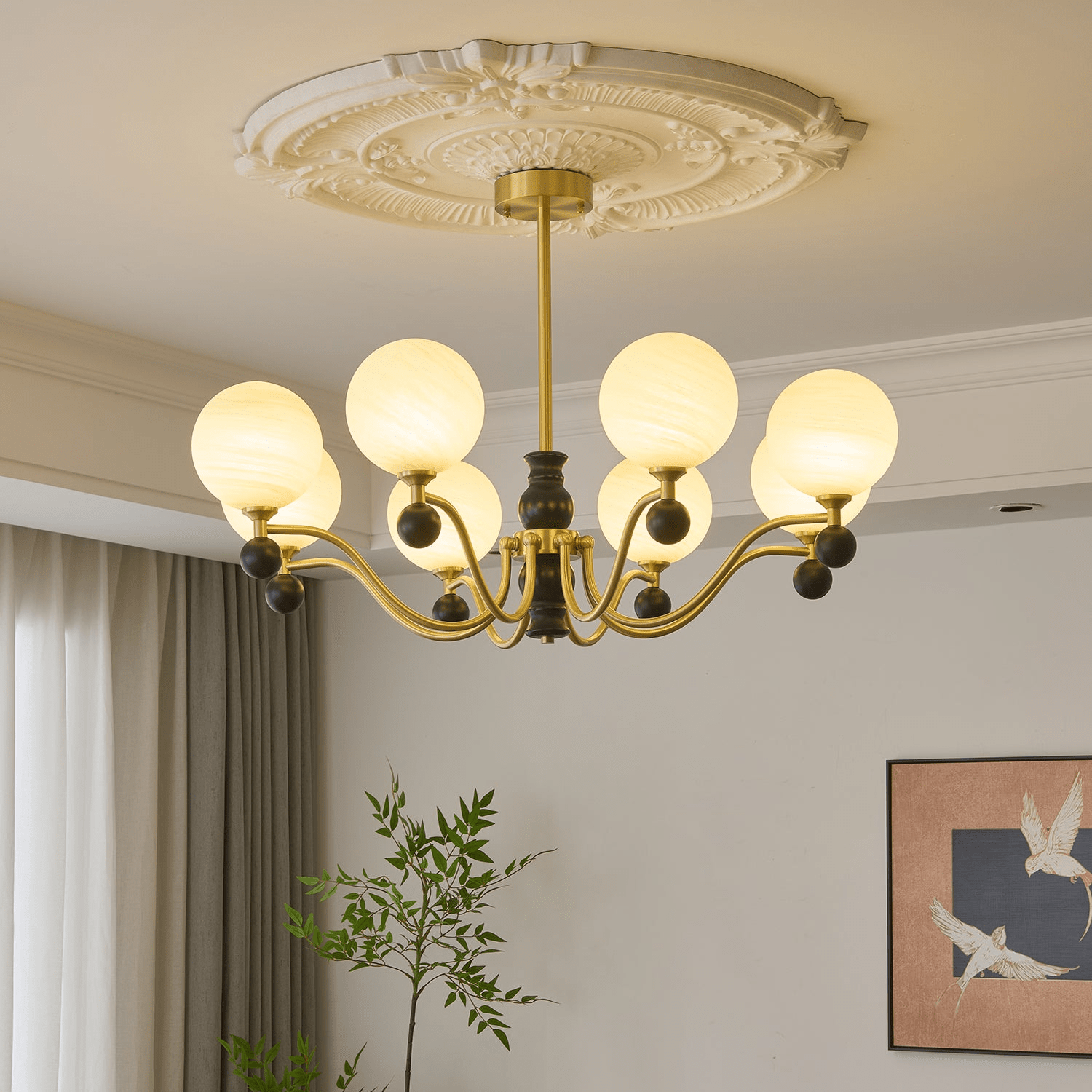 Aether Sphere Chandelier