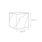 Alabaster Cubic Table Lamp