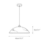 Alabaster Dome Pendant Light