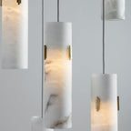 Alabaster Deco Cluster Chandelier