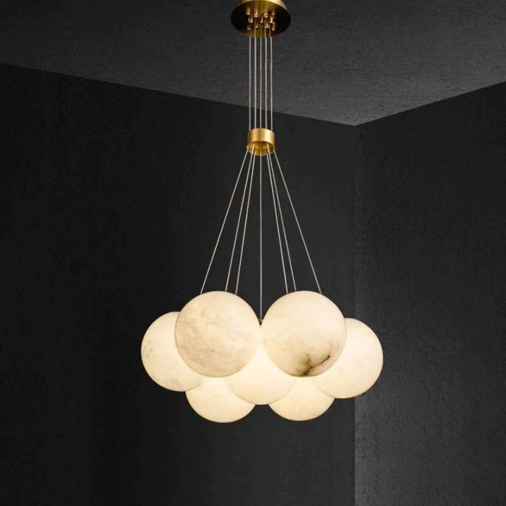 Alabaster Multi-Lights Ceiling Pendant