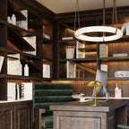 Glacera Alabaster Lorry Oslo Art Chandelier 8 Size