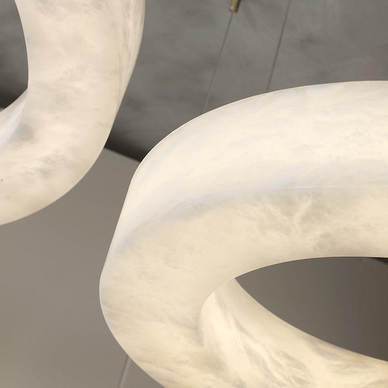 Glacera Alabaster Round Chandelier 19-Inch27-Inch36-Inch60-Inch