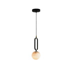 Alabaster Ball Pendant Lamp