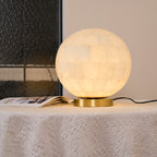 Alabaster Ball Table Lamp