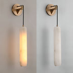 Alabaster Flute Wall Lamp