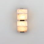 Alabaster Staircase Plug-in Wall Lamp