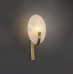 Alice Alabaster Plug-in Wall Lamp