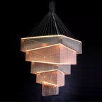 Aluminum Chain Tassel Chandelier
