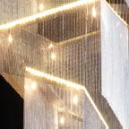 Aluminum Chain Tassel Chandelier